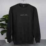 Full Sleeve Sweat Shirt on both sides Printed - Black - Image 2
