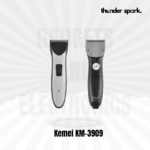 Kemei KM-3909 professional hair clipper trimmer cordless rechargeable stainless steel blade adjustable comb grooming kit Bangladesh