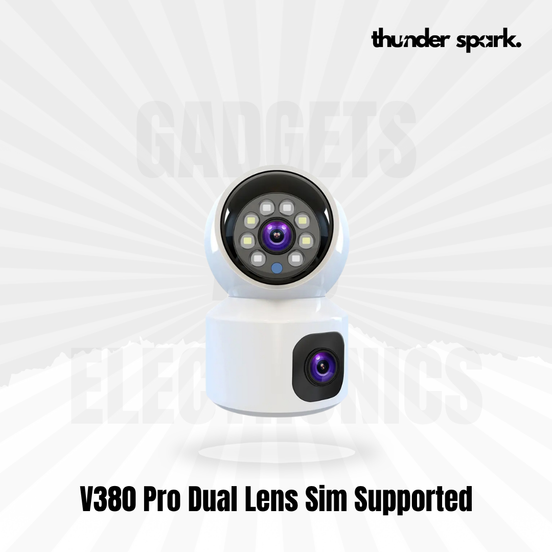 V380 Pro SIM camera 4G supported dual lens security camera with auto tracking and color night vision Bangladesh V380 Pro SIM camera 4G supported dual lens security camera with auto tracking and color night vision Bangladesh