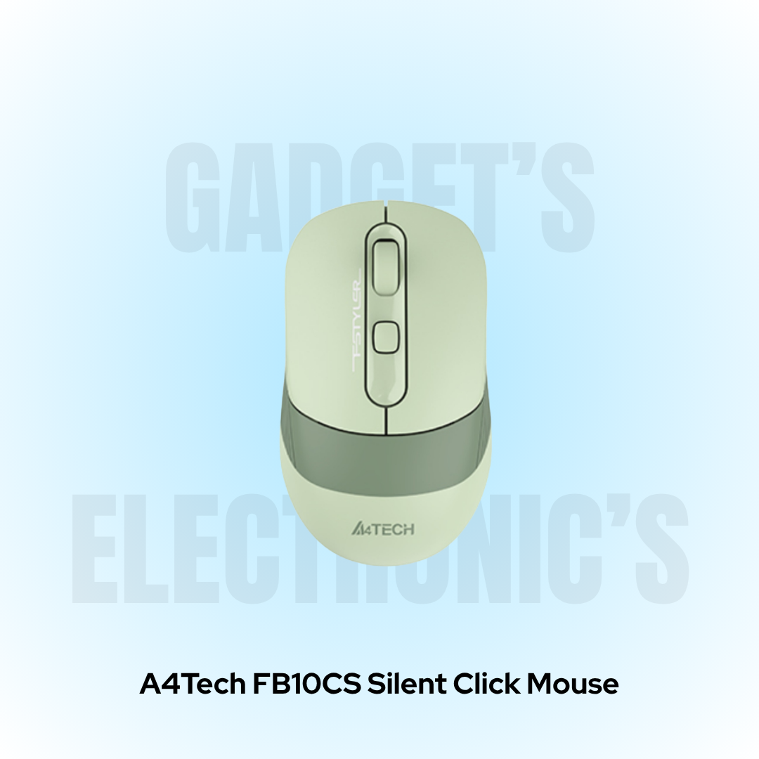 A4Tech FB10CS Silent Click Mouse GREEN A4Tech FB10CS silent click mouse dual mode wireless Bluetooth 2.4GHz rechargeable 2000 DPI 16 gestures Bangladesh