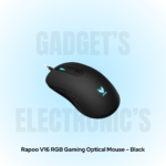 Rapoo V16 gaming mouse black RGB lighting 12800 DPI 5 programmable buttons ambidextrous wired optical mouse Bangladesh