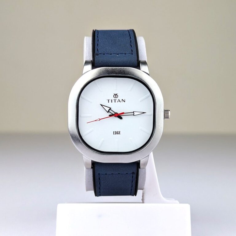 Titan Edge Squircle watch ultra-slim ceramic case sapphire crystal black dial premium Bangladesh