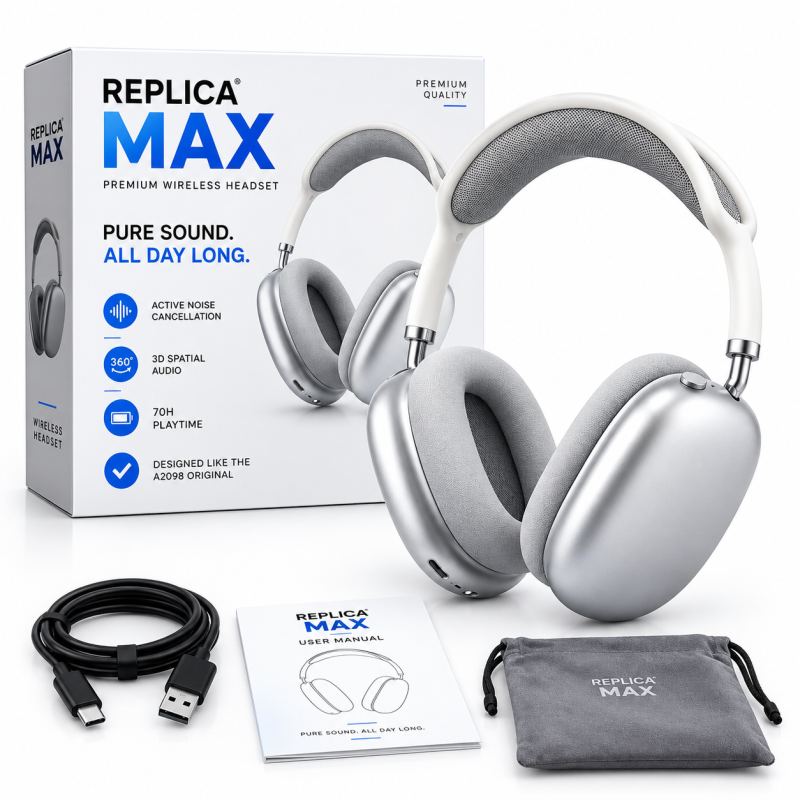 AirPods Max premium master copy A2098 over-ear wireless headset with ANC and spatial audio